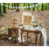 Dekorace - dřevěný nápis - Sweet bar - 37 x 10 cm