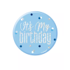 Placka It´s My Birthday - modrá