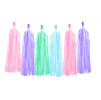 Girlanda duhové střapce 150 cm