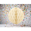 Papírová dekorační koule Honeycomb bílá 30 cm