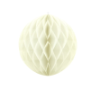 Papírová dekorační koule Honeycomb bílá 30 cm