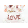 Fóliové balónky slovo - LOVE - 140 x 35 cm - rose gold