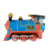 Fóliový balónek s tyčkou - Lokomotiva - 36 cm