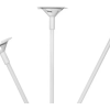 Fóliový balónek s tyčkou - Motorka - 36 cm