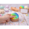 Squishy Dumpling Knedlíček duhový v košíku 1 ks