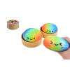 Squishy Dumpling Knedlíček duhový v košíku 1 ks