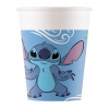Kelímky papírové Stitch & Angel -  200 ml -  8 ks