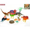 DinoWorld Sada dinosaurů s doplňky 19 ks