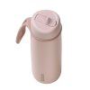 B.box Nerezová termolahev s brčkem 690 ml - blush crush