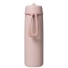 B.box Nerezová termolahev s brčkem 690 ml - blush crush
