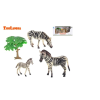 Zebra s mláďaty a stromem - ZooLandia