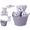 Baby set Medvídci v košíku 0+