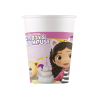 Kelímky papírové Gábinin kouzelný domek - 200 ml - 8 ks