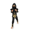 Dětský kostým Ninja bojovník - se zlatými detaily