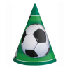 Party čepičky papírové "Fotbal 3D", 8ks