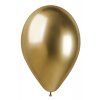 Chromový latexový balónek 33cm SHINY zlatý