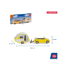 SIKU 1629 - VW Brouk Cabrio s obytným přívěsem